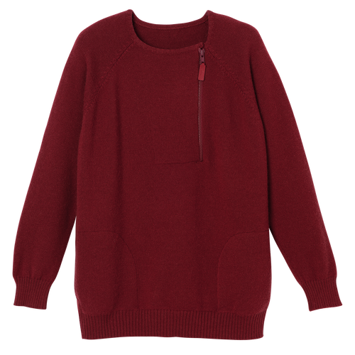 Pull, Rouge Vue 1 de Pull, Rouge, hi-res