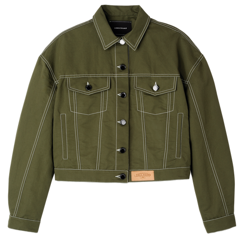 Jacke , Gabardine - Khaki - Ansicht 1 von 4