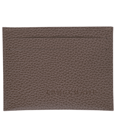 Le Foulonn&eacute; Card holder, Taupe