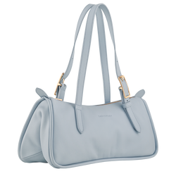 Looong L Shoulder bag , Sky Blue - Leather