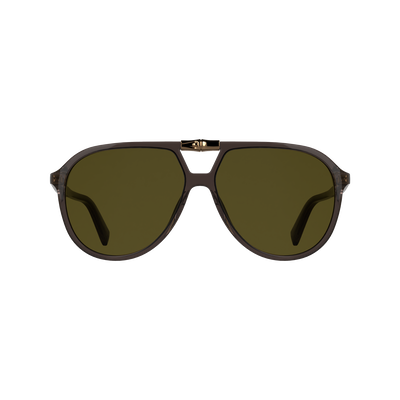 Lunettes de soleil , R&eacute;sine v&eacute;g&eacute;tale - Marron