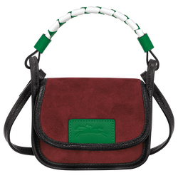 Portemonnaie mit Lederband Le Foulonné , Leder - Mahagoni