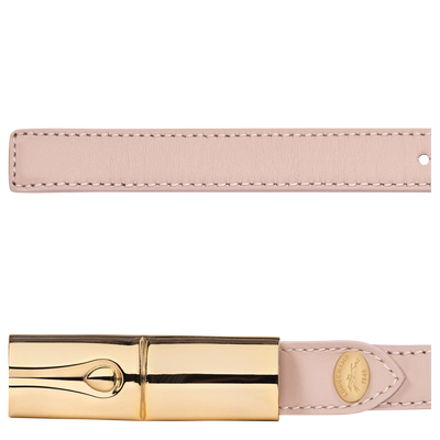 Le Roseau Ladies' belt , Petal Pink - Leather