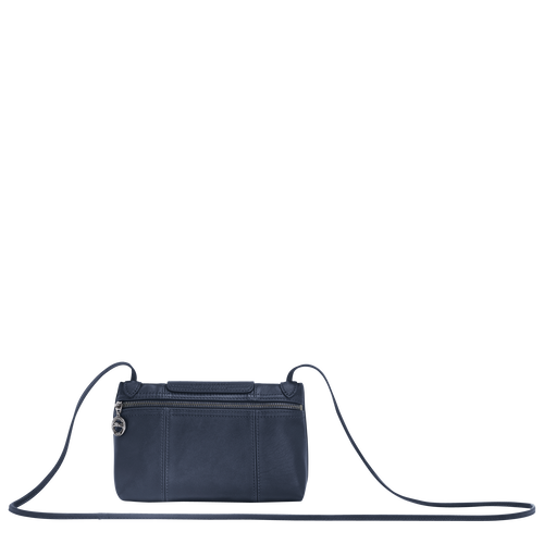 Crossbody bag Le Pliage Cuir Navy (L1061757556) | Longchamp US