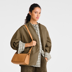 Le Foulonné M Crossbody bag , Walnut - Leather