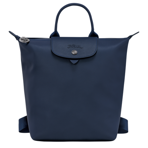 Rucksack S Le Pliage Xtra , Leder - Navy - Ansicht 1 von 5