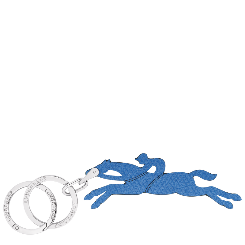 Le Pliage Key rings , Cornflower - Leather  - View 1 of 1