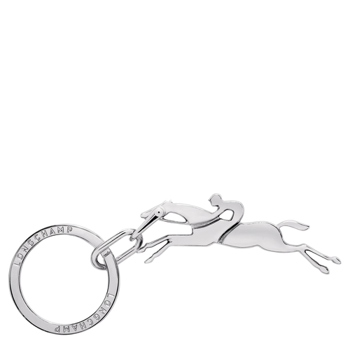 Porte-clés Cavalier Longchamp , Métal - Argent - Vue 1 de 1