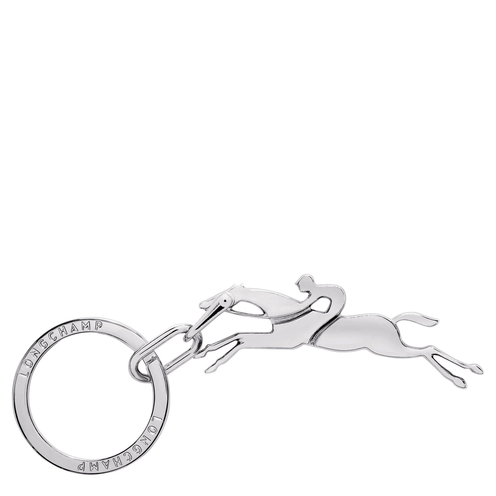 Cavalier Longchamp Key-rings, Silver