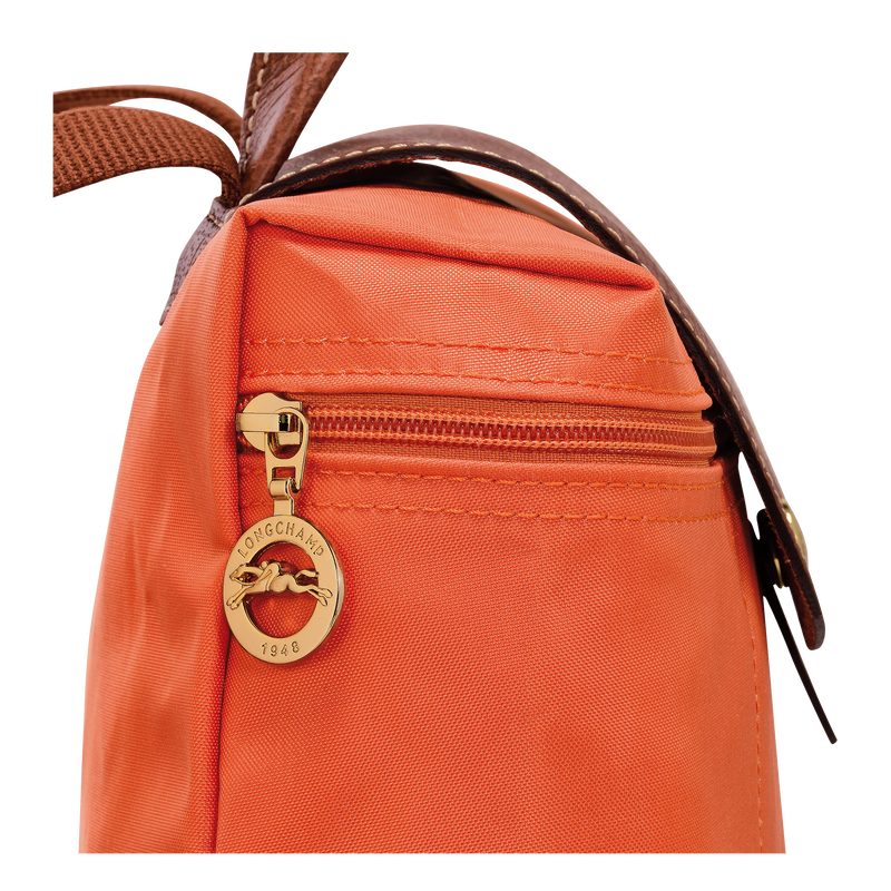 Le Pliage Original Mochila M , Lona reciclada - Naranja  - Vista 6 de 7