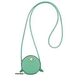 &Eacute;pure Coin purse with cord , Mint - Leather