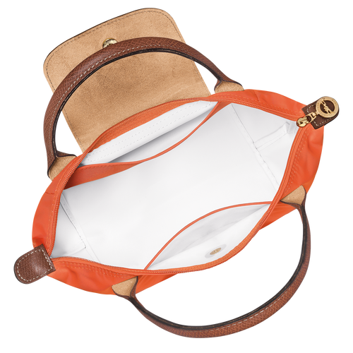 Handtasche S Le Pliage Original , Recyceltes Canvas - Orange - Ansicht 5 von 7