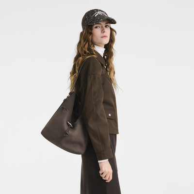 Le Roseau Shoulder bag M, Mocha