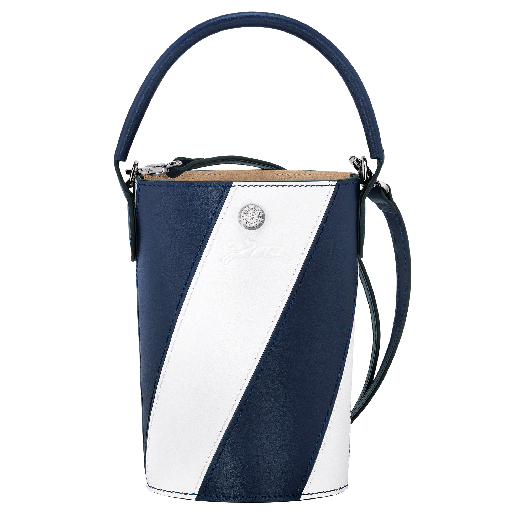 Épure Umhängetasche XS, Navy/Weiss