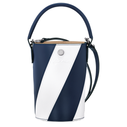 Épure Umhängetasche XS, Navy/Weiss