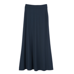 Midi skirt , Dark Purple - Crepe
