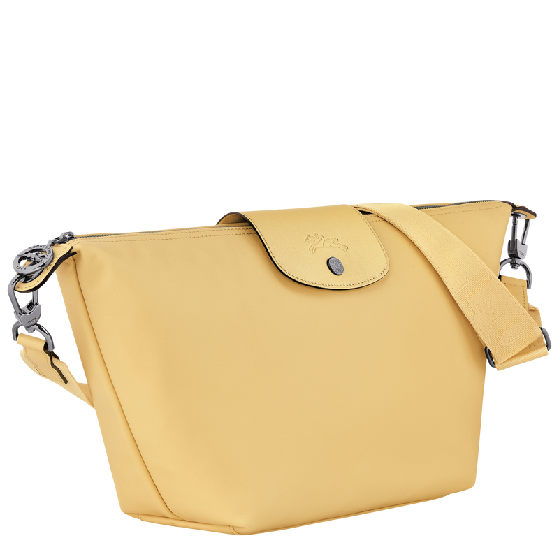 Le Pliage Xtra S Hobo bag , Wheat - Leather  - View 3 of  6