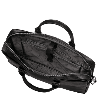 Le Foulonné Briefcase XS, Black