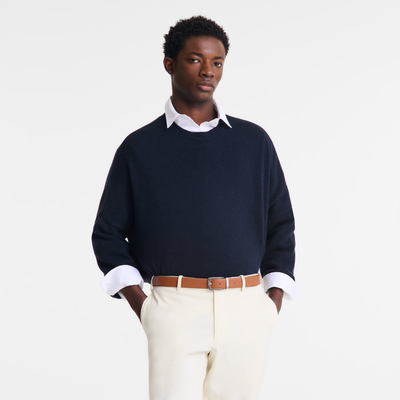 Le Foulonné Herenriem, Navy/Karamel