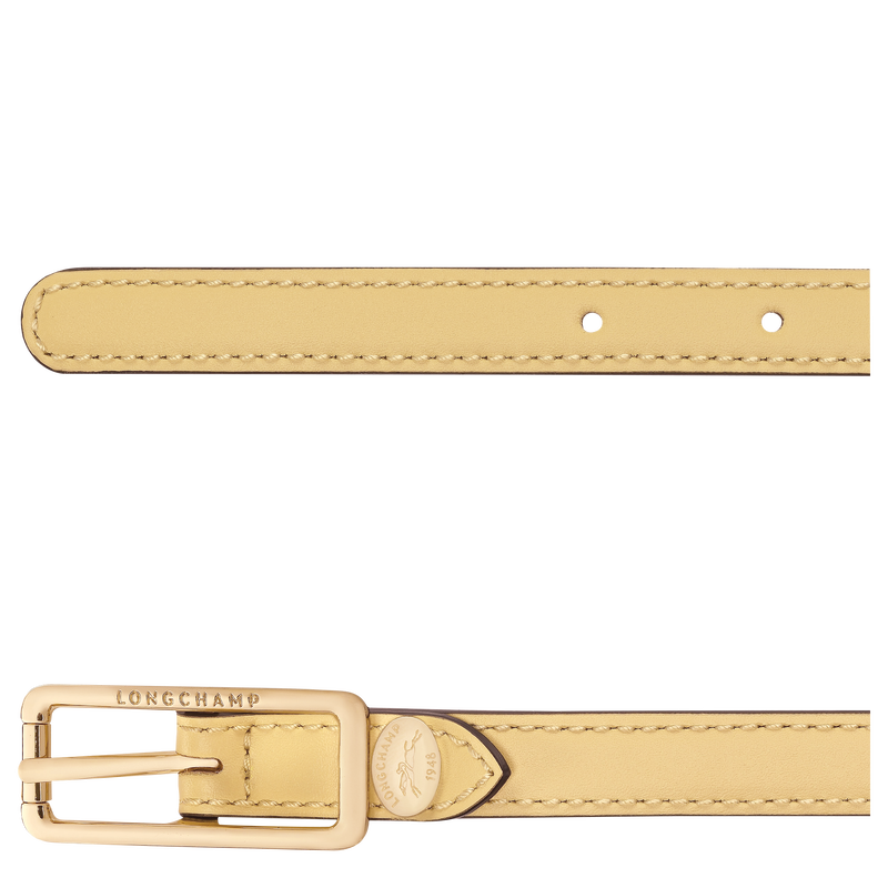 &Eacute;pure Ladies' belt , Hay - Leather  - View 2 of 2