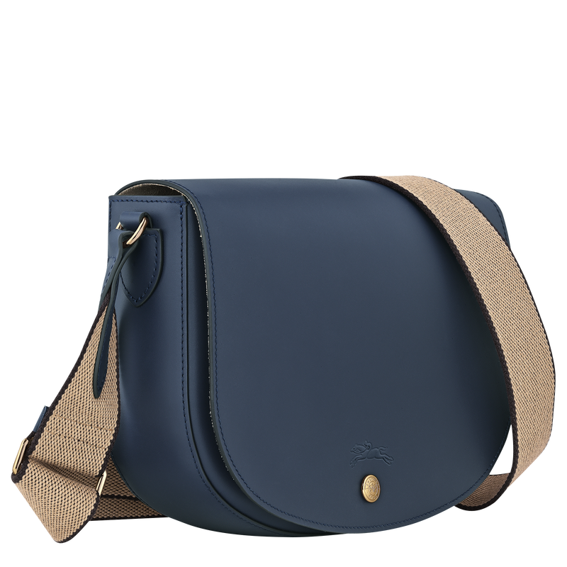 &Eacute;pure M Crossbody bag , Navy - Leather  - View 3 of  6