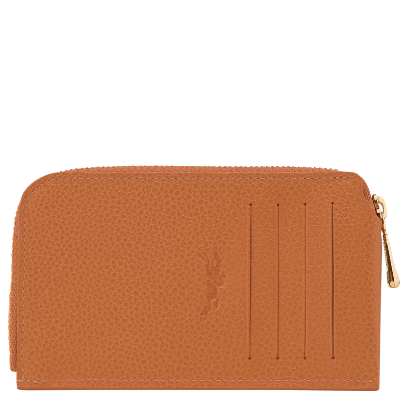 Le Foulonné Card holder , Amber - Leather  - View 2 of  2
