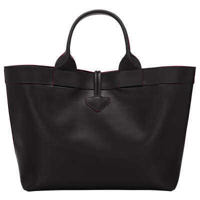 Le Roseau Shopper L, Schwarz