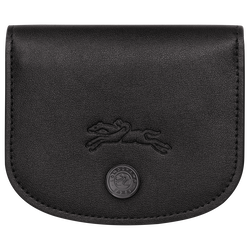 Le Pliage Xtra Card holder , Black - Leather