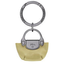 Le Pliage Xtra Key ring , Pistachio - Leather
