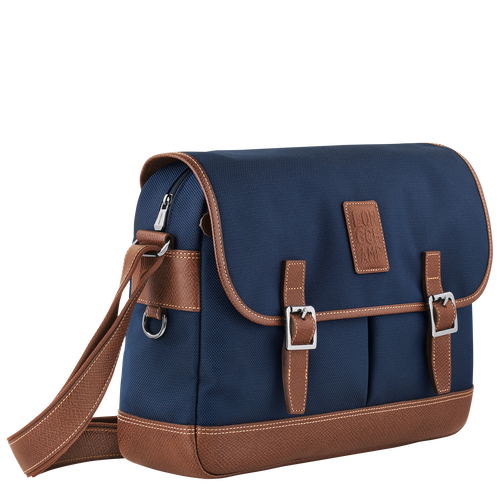 Boxford L Crossbody bag , Blue - Recycled canvas - View 3 of  4