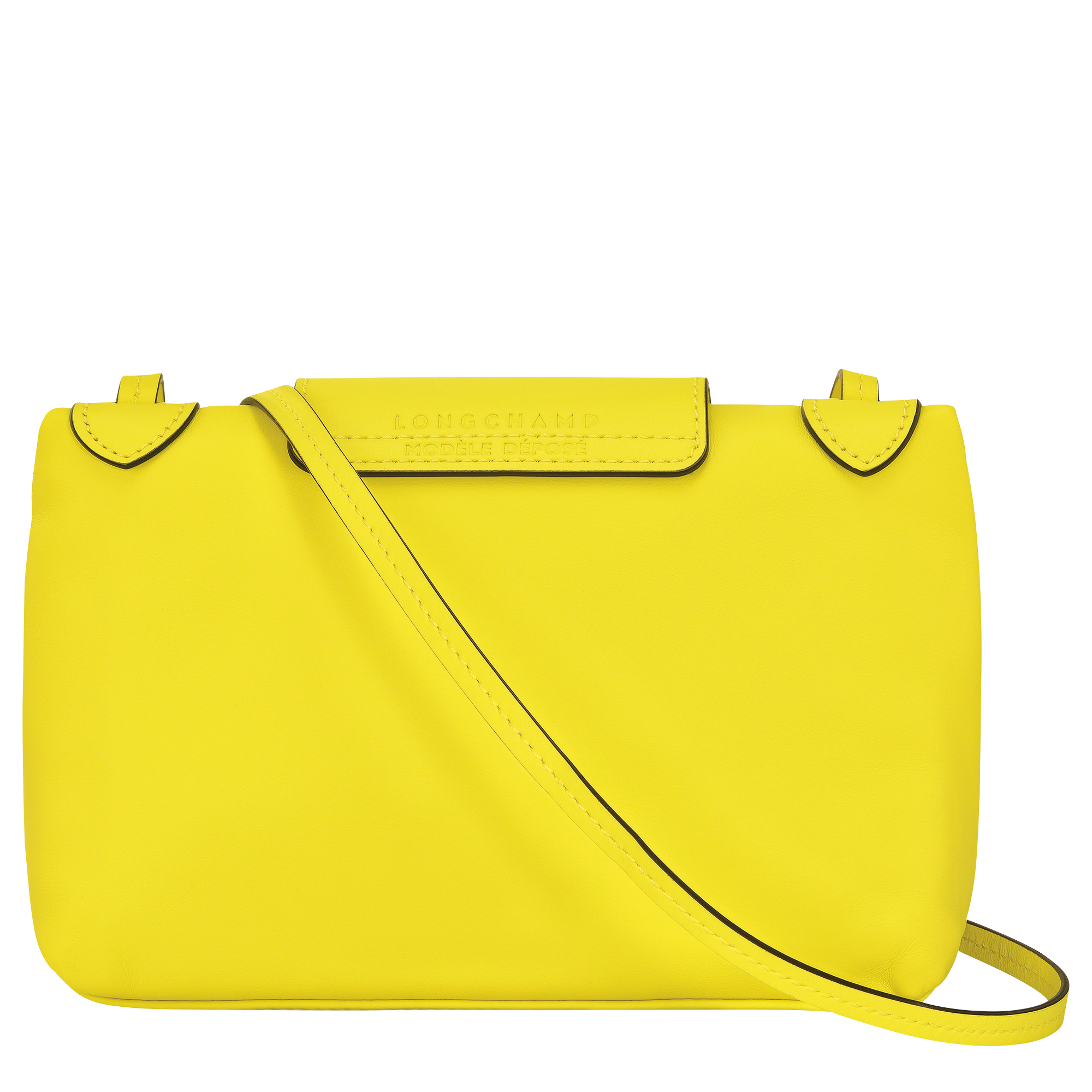 Longchamp Women's Le Pliage Xtra Leather Hobo Bag Lemon