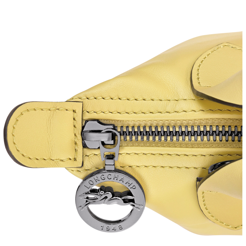 Le Pliage Xtra XS Handbag , Lime - Leather  - View 5 of  5