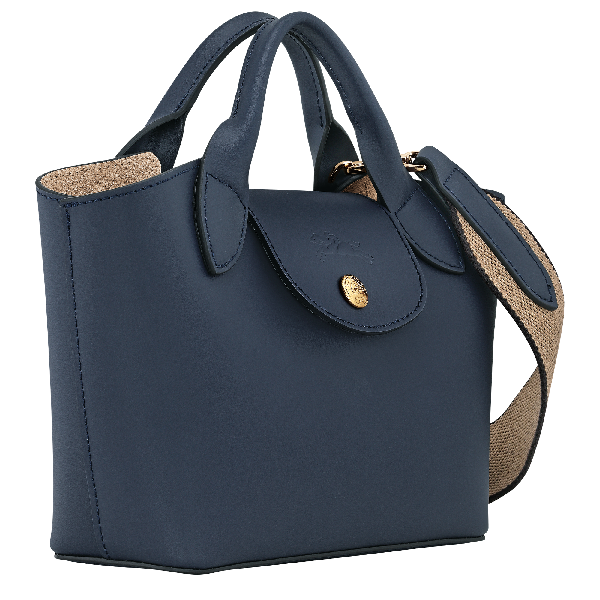 Tote bag XS, Navy - View 3 of
6 - zoom in Épure Tote bag XS, Navy