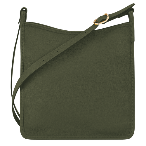 Le Foulonné M Crossbody bag , Khaki - Leather - View 4 of  5