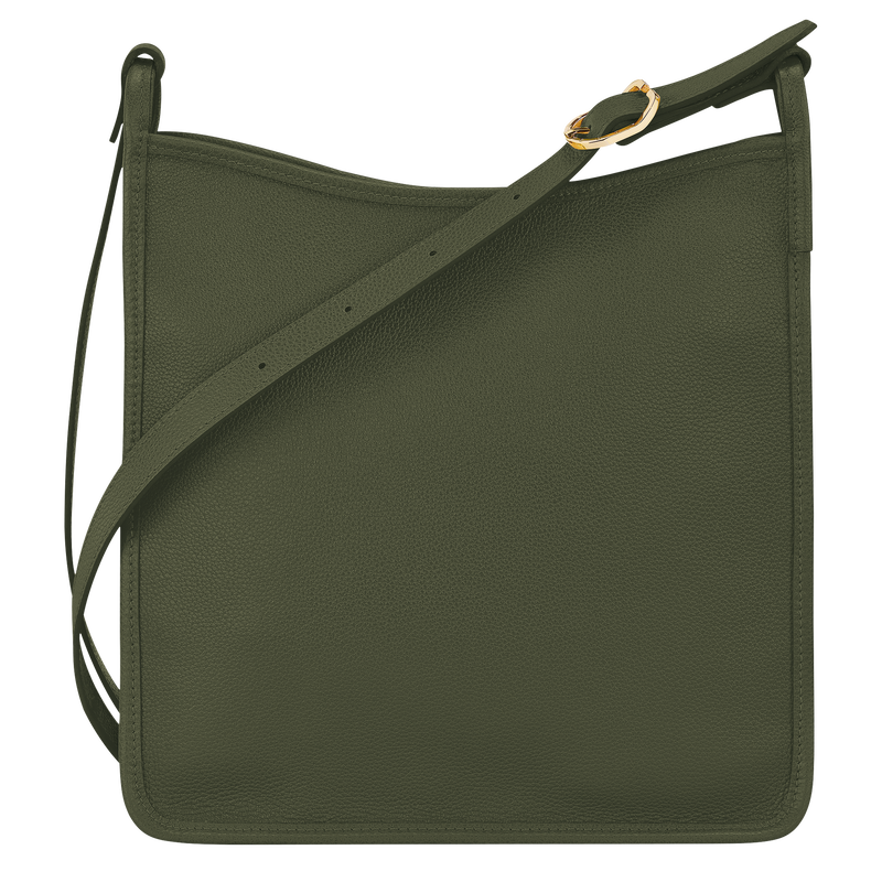 Le Foulonné M Crossbody bag , Khaki - Leather  - View 4 of  5