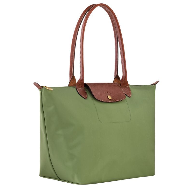 Le Pliage Original L Tote bag , Lichen - Recycled canvas  - View 3 of 6