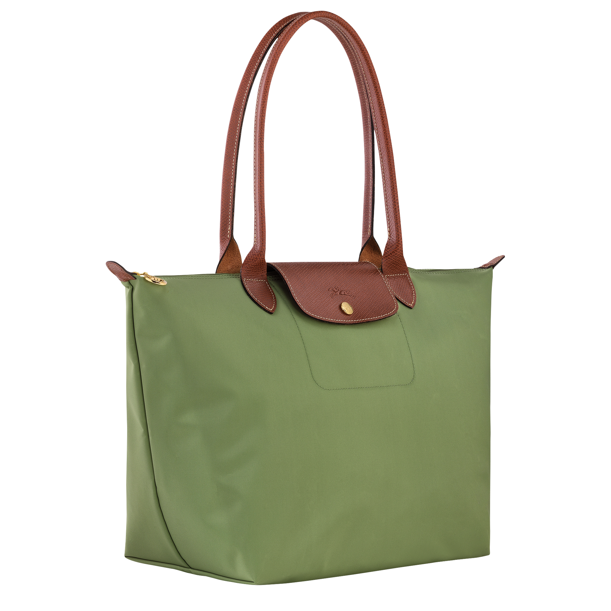 Le Pliage 原創系列 肩揹袋 L, 苔蘚綠色