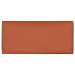 Le Roseau Long continental wallet , Bark - Leather