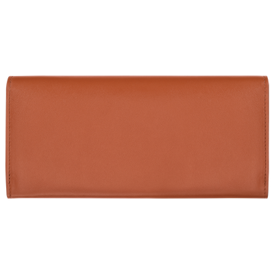 Le Roseau Long continental wallet , Bark - Leather