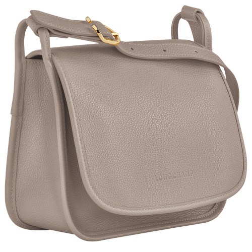 Le Foulonné M Crossbody bag , Turtledove - Leather - View 3 of  5