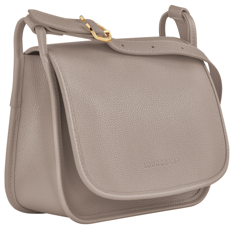 Le Foulonné M Crossbody bag , Turtledove - Leather  - View 3 of 5