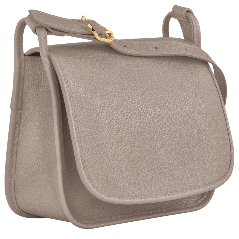 Le Foulonné M Crossbody bag , Turtledove - Leather  - View 3 of  5