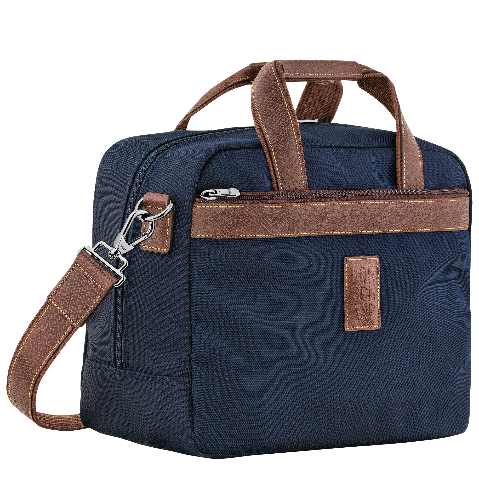 Boxford S Travel bag Blue - Recycled canvas | Longchamp US Boxford S Travel bag Blue - Recycled canvas | Longchamp US