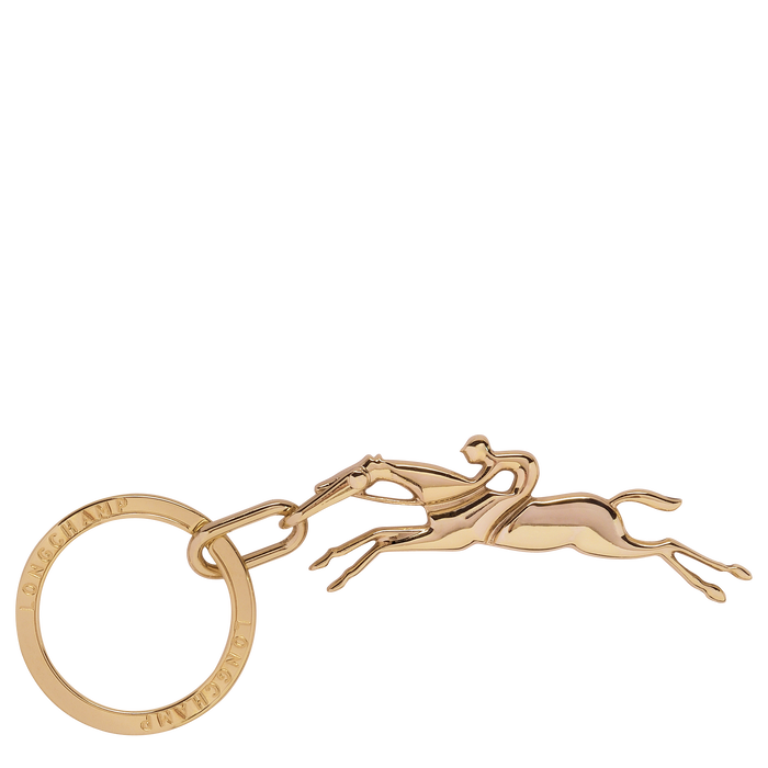 Cavalier Longchamp 鑰匙圈, 超淡金色
