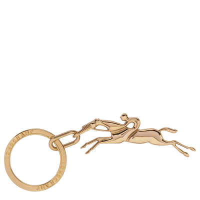 Cavalier Longchamp Porte-clés, Doré Très Pâle