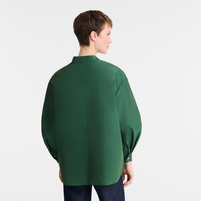 null 和服風格短身外套, 英式綠色