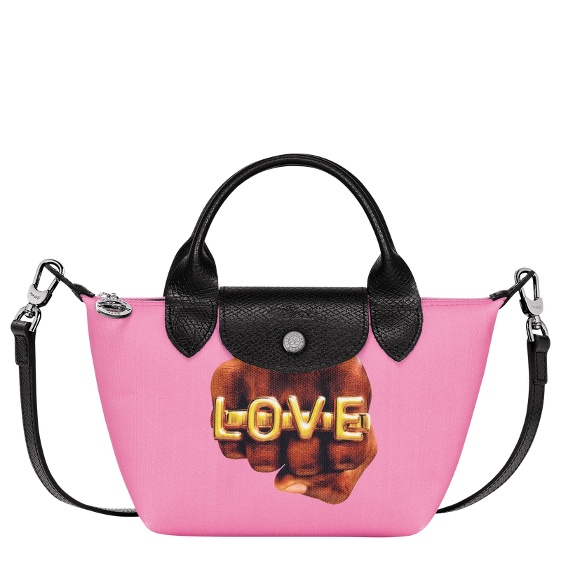Longchamp x ToiletPaper XS Handbag , Pink - Canvas  - View 1 of 5