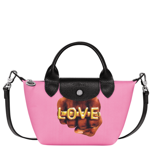 Longchamp x ToiletPaper XS Handbag , Pink - Canvas - View 1 of 5