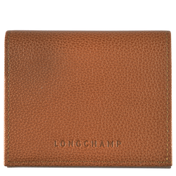 Le Foulonné Coin purse , Caramel - Leather