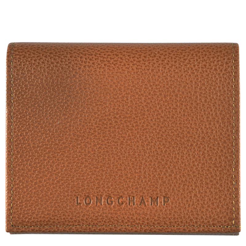 Le Foulonné Coin purse , Caramel - Leather  - View 1 of  2